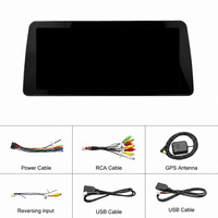 HANTUE Autoradio Android sans fil universel personnalisé 12,3 pouces avec écran, GPS, navigation, Wifi, lecteur multimédia DVD