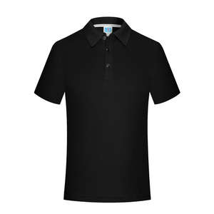 เสื้อผ้าลำลองแขนสั้นผ้าโพลีเอสเตอร์พรีเมี่ยมสำหรับผู้ชาย OEM เสื้อโปโลแห้งเร็วแบบถักสีพื้นพิมพ์แบบกำหนดเอง - Product Image 1