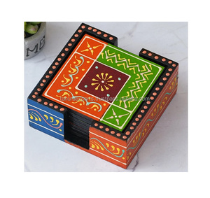 Good Design Best Quality Wooden Coasters Home Decoration for Kitchen and Tabletop Mango Wood Coasters - Product Image 1