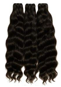 ผมต่อแบบลอนคลื่นอินเดียแท้ Remy  แบบธรรมชาติและลอนลึก นุ่มสลวย - Product Image 2
