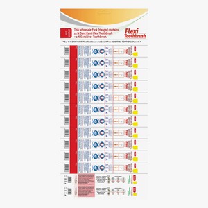 Ensemble complet d'hygiène bucco-dentaire familiale : Lot de 13 brosses à dents multi-brins - Product Image 2