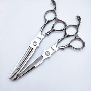 Ciseaux à cheveux professionnels pour droitiers, manche long de 6,0 pouces, en acier inoxydable 4Cr13, pour salon, effilage et coupe, ANAAIF ENTERPRISES - Product Image 5