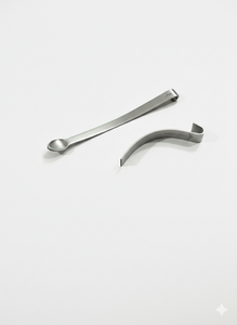 Stainless Steel Shilajit <b>Spoon</b> Applicator Tool Reusable Ayurvedic Resin <b>Measuring</b> <b>Spoon</b> for Pure Himalayan Shilajit - Product Image 2