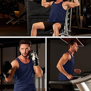 เสื้อกล้ามออกกำลังกายผู้ชายทรงสลิมฟิต ทันสมัย น้ำหนักเบา คุณภาพดี บริการเยี่ยม สวมใส่สบาย ดีไซน์มีสไตล์ จากซัพพลายเออร์ชั้นนำ - Product Image 4