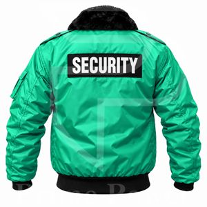 Chaqueta Bomber Profesional para Personal de Seguridad con Bolsillos Utilitarios para Uniforme de Guardia Corporativa, Producción al por Mayor para Grandes Cantidades - Product Image 3