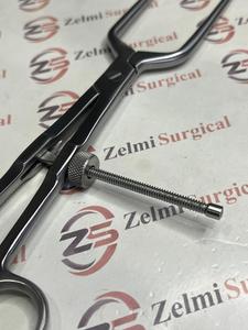 Pinzas de Reducción Pélvica Quirúrgicas Zelmi de 27 cm, Ortopédicas, con Punta de Bola, para Cirugía General, CE - Product Image 3