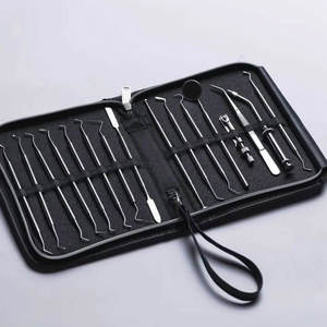 Professional Dental Tools Set Oral <b>Care</b> Instruments Kit Stainless Steel Teeth Cleaning Examination Extraction Periodontal - Product Image 1