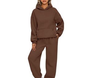 Custom Women Tracksuit Soft Performance Knit <b>Cropped</b> Jacket High Waist <b>Jogger</b> Set Fitness Casual Streetwear Wear - Product Image 1