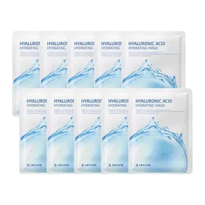 JAYJUN Quality 10 Sheet Hyaluronic Acid Hydrating Facial Masks Premium Hyaluronic Acid Hydrating Mask Sheet - Product Image 1