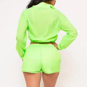 Survêtements de sport décontractés d'été en nylon léger de qualité supérieure pour hommes, ensemble jogging deux pièces avec cordon de serrage, coupe ajustée - Product Image 4