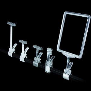 Supports de fixation en PVC pour étiquettes de prix et publicités, pinces de présentation pour étagères, vente en gros - Product Image 6