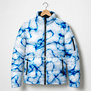 Cosh International OEM Custom Unisex Puffer Jacket Sublimation Printed Lightweight Winter <b>Coat</b> with Logo - Product Image 1