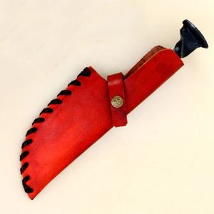 Couteau médiéval de haute qualité, forgé à la main en acier à haute teneur en carbone, style antique, couteau utilitaire médiéval à lame pleine, avec étui en cuir - Product Image 2