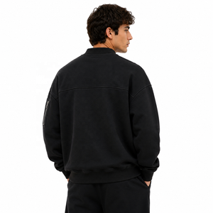 Vestes d'hiver pour hommes en molleton de coton respirant, anti-odeur, écologique, coupe classique, avec logo personnalisé - Product Image 4