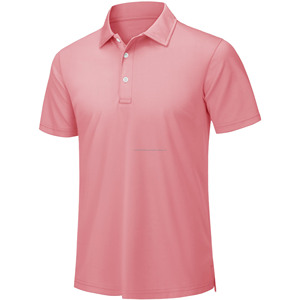Polos de Golf de Manga Corta para Hombre de Alta Calidad, Ecológicos, Transpirables, de Poliéster, Bordados, para Negocios - Product Image 1