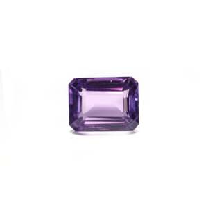 Loose Amethyst Gemstone 8.2 Carat Faceted Heart Cut for Fine Jewelry - Product Image 1