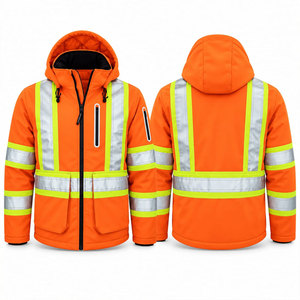 Veste de sécurité pour travaux publics de haute qualité avec éléments réfléchissants, fabrication OEM en gros pour les acheteurs industriels - Product Image 1
