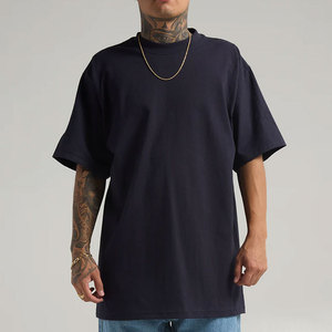 Wholesale Bulk Premium Heavyweight Streetwear T Shirt Custom Logo 280g Cotton Blank Boxy Fit Tee Factory Price T Shirts - Product Image 6