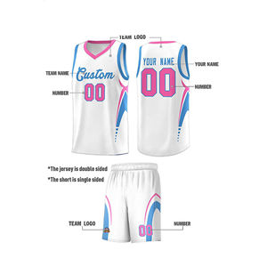 Uniformes de basket-ball en gros pour hommes, maillots et shorts de basket-ball personnalisables avec logo d'équipe, ensembles d'uniformes grandes tailles - Product Image 2