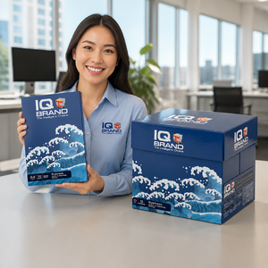 A4 IQ 80g/m² / 70g/m² Weißes Hochwertiges Kopierpapier Hergestellt in Thailand für Professionellen Gebrauch - Product Image 1