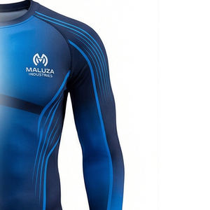 Conjunto Deportivo de Compresión para Hombre, para Fitness, Running y Entrenamiento, Corte Ajustado, MALUZA INDUSTRIES, EE. UU. y Europa - Product Image 2