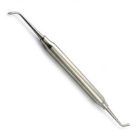 Cuillère à os dentaire pour greffe, 4 mm, en acier inoxydable, instrument chirurgical pour greffe d'os, kit d'implantologie parodontale