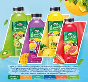 Bebidas de Smoothie Premium NAWON 100% Puras y Recién Exprimidas en Botella PET de 500ml - Jugo de Frutas Frescas para Personas Ocupadas - Product Image 2
