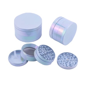 Doganarts Large Rainbow White Grinder With Kief Catcher | 2.5 Inch | Large Size Grinder Grinder Aluminum Herb Grinder Price Pr - Product Image 1