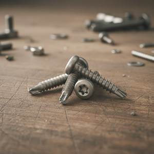 PDC Model 7.1 Pan Head Self-Drilling Point Stainless Steel (304/316/410) Class 8 Grade Metric-Inch Standard Thread Natural - Product Image 1