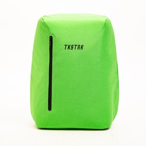 Green Hidden Zipper Anti-theft <b>Backpack</b> Versatile Bag Business Bag <b>Simple</b> Casual Design - Product Image 1