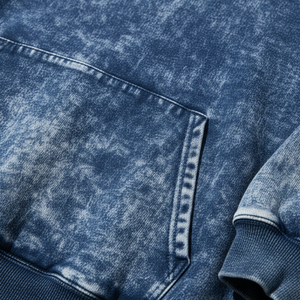 New Trendy Winter <b>Men</b> Acid Wash Hoodies with Custom Logo and Digital Printing-Most Popular French Terry - Product Image 2