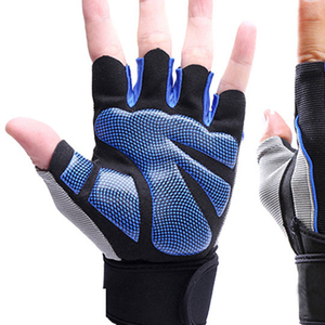 Gants de musculation personnalisés avec logo pour hommes et femmes, en polyester, pour la salle de sport, vente en gros - Product Image 4