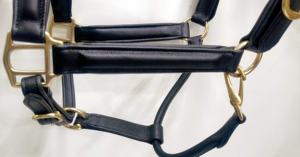 Licou de cheval en cuir de Style selle anglaise chaude et à la mode avec casque anatomique MVE-LH-0222 EQUIHAWK Design fantaisie rembourré doux - Product Image 5