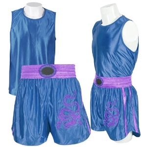 Ensemble de Wushu Sanda de haute qualité fabriqué aux États-Unis, uniforme de kickboxing durable, tenue d'entraînement premium avec logo personnalisé - Product Image 4