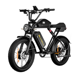 Bicicleta Eléctrica NUEVA ORIGINAL de 20 Pulgadas y 2000w, Bicicleta Eléctrica con Llantas Gruesas K10, Bicicleta Eléctrica con Neumáticos Anchos - Product Image 1