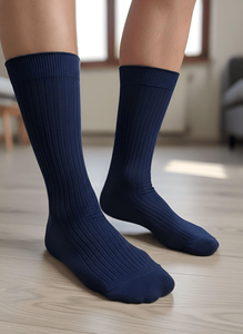 Pairs New Style Sports Tube <b>Socks</b> Knitted Anti-Bacterial Spandex/<b>Polyester</b> Solid Men Women Sizes 39-42 Summer Adults - Product Image 1