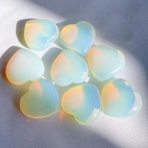 High Quality Natural K9 Crystal Sky Blue Heart Shape Craft Hand Carved Polished Puffy <b>Stone</b> for Healing Meditation Wedding Gift - Product Image 2