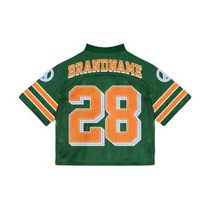 Ensemble de maillots de football américain pour jeunes, style streetwear, impression personnalisée, séchage rapide, maillot de football américain en mesh pour entraînement - Product Image 6