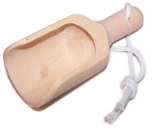 Cuillère en bois multi-usages, écologique, au design classique, avec manches longs et courts, pour cuisine, garde-manger, sel de bain (capacité 10ml-30ml) - Product Image 5