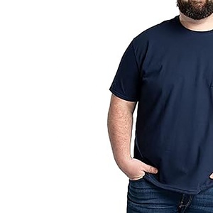 Camiseta azul marino para hombre, venta al por mayor, logotipo OEM en blanco, personalizar en blanco, camisetas de manga corta de algodón 100% lisas en blanco - Product Image 4