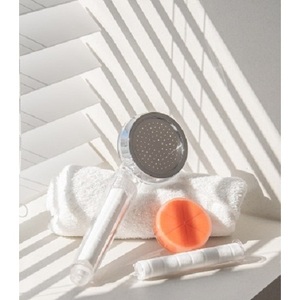 CLZERO Manguera de Silicona Blanca para Ducha con Filtros de Gel de Vitamina y Sedimentos, Entrega Rápida, Suministros de Baño de Polipropileno para la Piel - Product Image 1