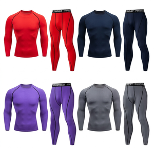 Premium Men's Front Logo Slim Fit Compression T-Shirt Quick Dry Lightweight Anti-UV Oxford Fabric Sports Wear - Product Image 1