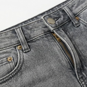 Shorts de Mezclilla de Cintura Alta para Mujer, Holgados, Transpirables, Lavados, Suaves, Elásticos, de Algodón, Casuales, para Verano, Estilo Urbano a la Moda - Product Image 4