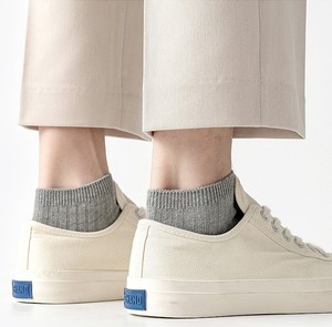 Solid Color Ankle Socks Set Low Cut Ribbed Cotton Hosiery Soft Breathable Short Socks Pack for Sports and Daily Casual Wear - Product Image 4