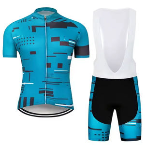 Conjunto de Ropa de Ciclismo Personalizada de Manga Corta Unisex, Uniforme Casual para Hombre y Mujer con Sublimación - Product Image 1