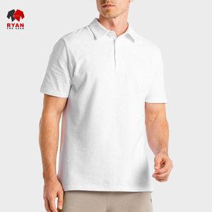 เสื้อโปโลแบบสวมหัวสำหรับผู้ชาย ดีไซน์พิเศษจาก Ryan Pro Gear พร้อมโลโก้สั่งทำ แขนสั้น - Product Image 5