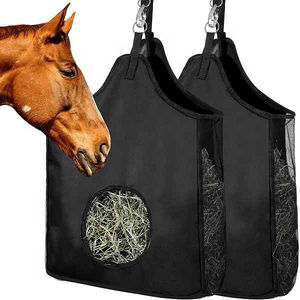 Sac à foin pour chevaux de grande taille, de haute qualité, en nylon résistant, avec une conception solide et durable, sac à foin pour chevaux - Product Image 2
