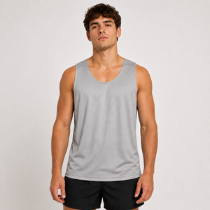 Nouveau Gilet sans manches unisexe personnalisé avec logo, en maille respirante, col en V, coupe classique, vêtements de sport pour adultes, toutes saisons - Product Image 4