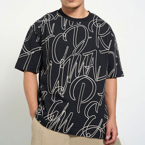 Camisetas de Algodón 100% Pesado para Hombre, Tallas Grandes, de Alta Calidad, Ecológicas, con Logotipo Personalizado, Impresión Serigrafiada, OEM, ODM - Product Image 5