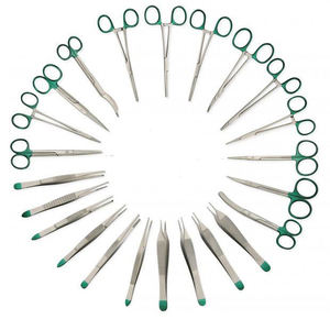 Instrumentos Quirúrgicos Manuales de Acero Inoxidable de Un Solo Uso: Tijeras, Pinzas y Portaagujas de Dentavex - Product Image 1
